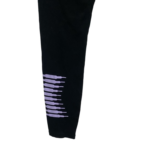 Savage X Fenty Rihanna Black Logo Leggings Womens Medium ? - Picture 6 of 6